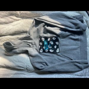 Vans sweatshirt, size medium Daisy box with teal logo. Slight pilling shown